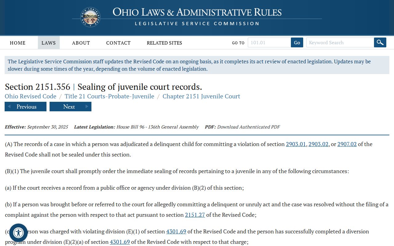 Marion County criminal docket juvenile record sealing and expungement law