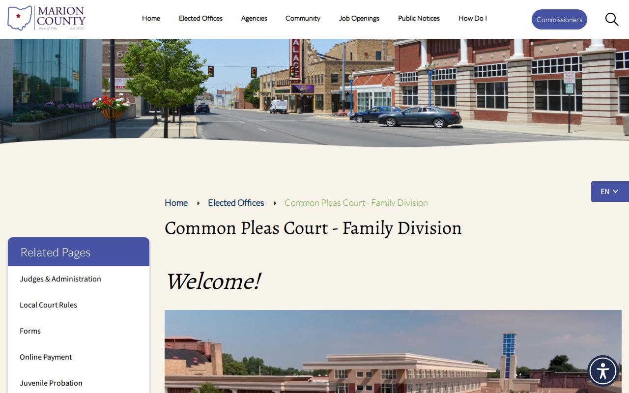 Marion County court docket Family Division records route