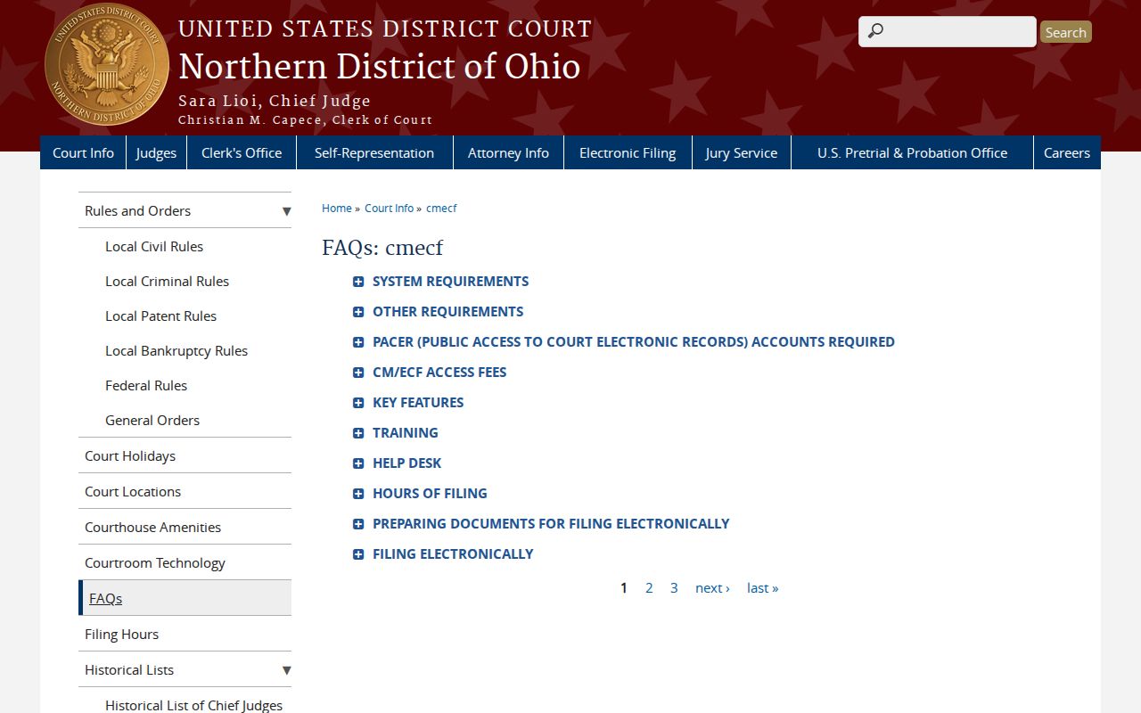 Marion County court docket federal PACER account requirements